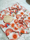 Bowtism Boho Rainbow Swaddle Set with Wooden Birth Plate, Hat & Headband - Bowtism