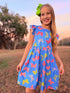 Girls Butterfly Flutter Dress with Matching Bow