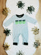 Bowtism Baby Boys Triple Frankenstein Romper - Bowtism