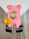 Bowtism Baby Girl He Is Risen Romper with Matching Bow - Bowtism