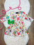 Bowtism Ornament Christmas Dress with Matching Bow - Bowtism