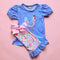 Girls Chicken Shorts Set with Matching Bow