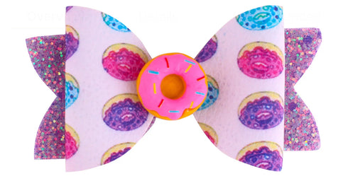 Bowtism Purple Donut Bow - Bowtism