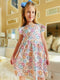 Girls All Smiley Dress with Matching Bow - Bowtism