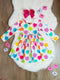 Bowtism Retro Conversation Heart Twirl Dress With Matching Bow - Bowtism