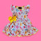 Girls School Themed Dress with Matching Bow - Bowtism