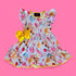 Girls School Themed Dress with Matching Bow - Bowtism