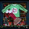 Girls Country Santa Cheetah Flare Set with Matching Bow