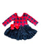 Bowtism Holiday Tutu Dress With Matching Bow - Bowtism