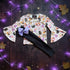 Girls Purple Halloween Spooky Pants Set with Bow