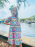 Bowtism Lucky Charms Twirl Dress With Matching Bow - Bowtism
