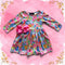 Girls Preppy Thanksgiving Day Dress with Matching Bow