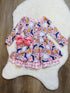 Girls Pink Preppy Halloween Dress with Matching Bow - Bowtism
