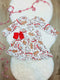 Bowtism Girls Gingerbread Man Dress with Matching Bow - Bowtism