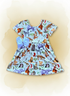 Girls Adventure Safari Zoo Dress with Matching Bow
