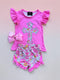 Girls Summer Church Shorts Set & Matching Bow