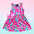Girls Tropical Paradise Dress & Matching Bow