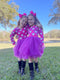 Bowtism Watercolor Love Valentine Day Tutu Dress With Matching Bow - Bowtism