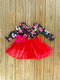 Bowtism Marilyn Velvet Twirl Dress with Matching Bow - Bowtism
