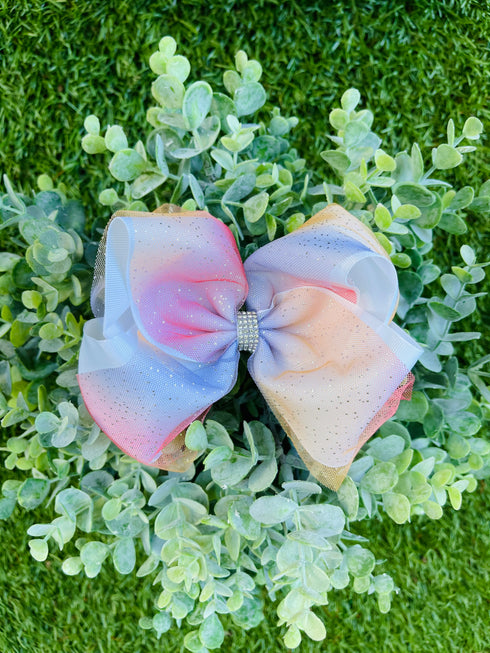 Bowtism Rainbow Sparkle Bow - Bowtism