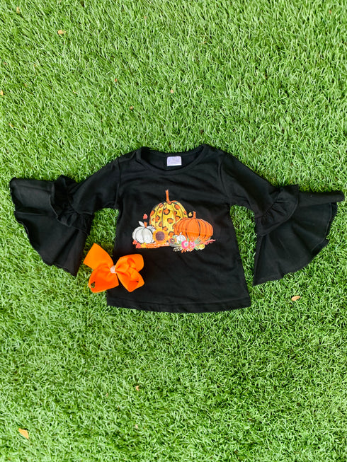 Bowtism Fall in Love Flare Shirt with Matching Bow - Bowtism