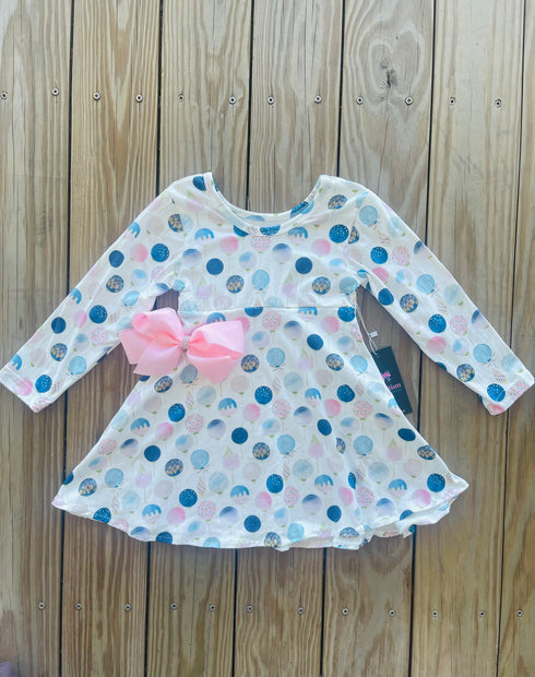 Bowtism Exclusive Dream Pastel Ornament Dress with Matching Bow - Bowtism