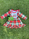 Bowtism Sweet Pea Holiday Dress with Matching Bow - Bowtism