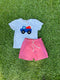 Bowtism Boys Firecracker Shorts Set - Bowtism
