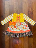 Bowtism Kendall Pumpkin Dress