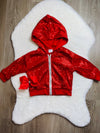 Bowtism Holiday Glitter Jacket with Matching Bow