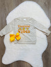 Bowtism Thankful Vibes Shirt with Matching Bow