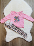 Bowtism Hippie Soul Pants Set with Matching Bow