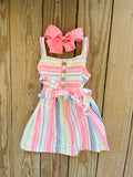 Bowtism Joslyn Dress with Matching Bow