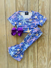 Bowtism Exclusive Starfish Crop Top Set with Matching Bow