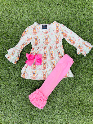 Bowtism Exclusive Spring is Here Set with Matching Bow