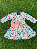 Bowtism Exclusive Buoy Twirl Dress with Matching Bow
