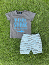 Bowtism Baby Shark Do Do Do Shorts Set