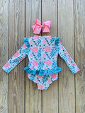 Bowtism Katie Bathing Suit with Matching Bow