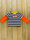 Bowtism Boys Pumpkin Stripe Boys Shirt