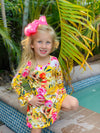 Bowtism Finest Floral Dress with Matching Bow