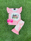 Bowtism Exclusive Don’t Give Up Shorts Set with Matching Bow