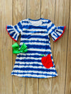 Bowtism Tie Dye Apple Dress with Matching Bow