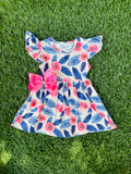 Bowtism Charlotte Flutter Dress with Matching Bow