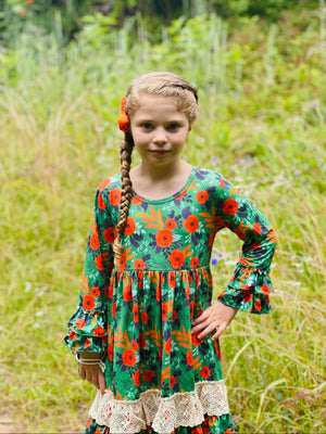 Bowtism Hazel Lace Dress with Matching Bow